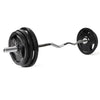 36KG COMBO: Olympic Curl Bar 1.2m + 30KG Rubber Weights(5KGx2, 10KGx2 plates) - www.ezyliving.co.nz