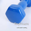 1KGx2 Rubber Dumbbells (assorted color) (EZ041-2) - www.ezyliving.co.nz