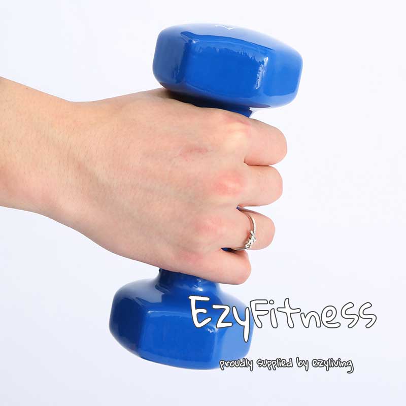 2KGx2 Rubber Dumbbells (assorted color) (EZ041-4) - www.ezyliving.co.nz