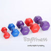 2KGx2 Rubber Dumbbells (assorted color) (EZ041-4) - www.ezyliving.co.nz