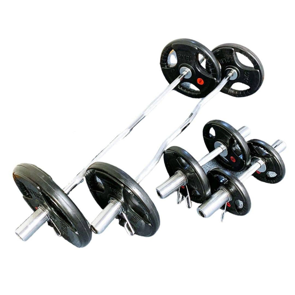 Olympic Bar 1.2m 4ft Curl (EZ040-2) No Bearing 50mm - www.ezyliving.co.nz