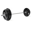 Power Cage (Pully 2.1m)+Olympic Bar 2.2m 20KG+100kg Weights Plates (5KG-20KG x2) - www.ezyliving.co.nz