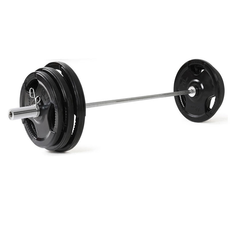 100KG Barbell Combo: 2.2m Olympic 700lbs Bar + 80KG Rubber Coating Plates - www.ezyliving.co.nz