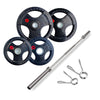 100KG Barbell Combo: 2.2m Olympic 700lbs Bar + 80KG Rubber Coating Plates - www.ezyliving.co.nz