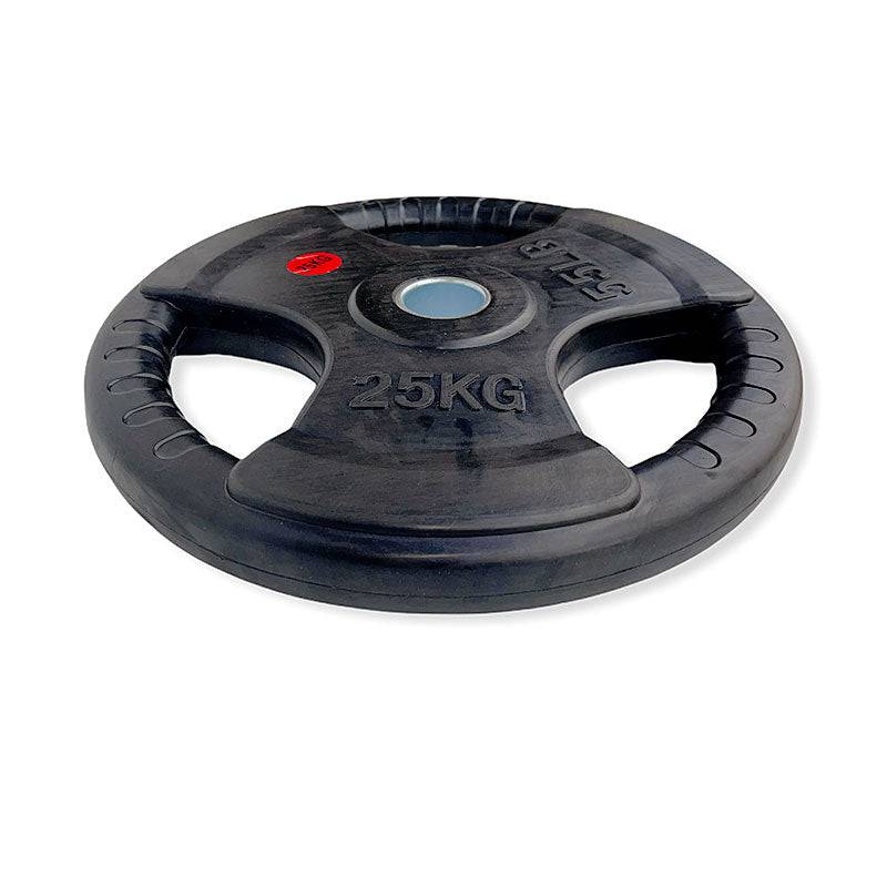 25KGx2 Tri-Grip Rubber Plates Weights 50mm Olympic (EZ043-7X2) - www.ezyliving.co.nz