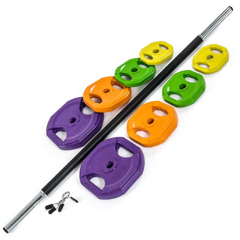 Cardio Pump Barbells Set 1.4m (EZ048) Group Class - www.ezyliving.co.nz