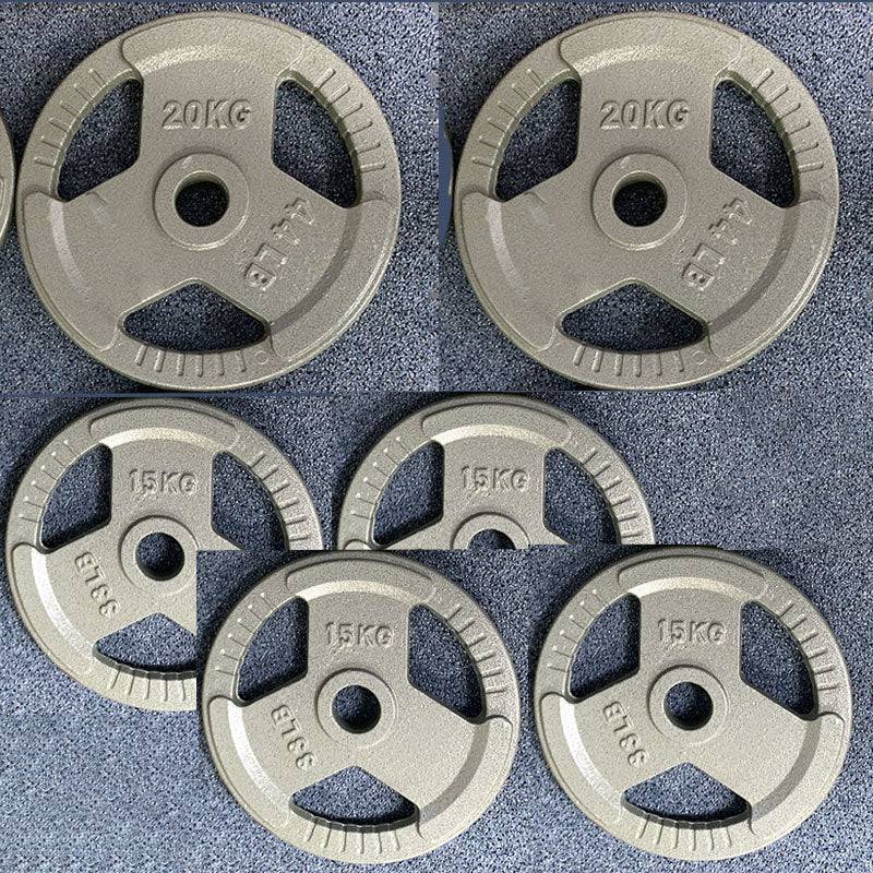 90KG Cast Metal Plates/ Solid Grip 50mm Olympic (EZ059C90KG) - www.ezyliving.co.nz