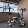 Squat Rack + Flat Bench Home Gym Combo (EZ058+068) - www.ezyliving.co.nz
