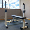 Squat Rack + Flat Bench Home Gym Combo (EZ058+068) - www.ezyliving.co.nz