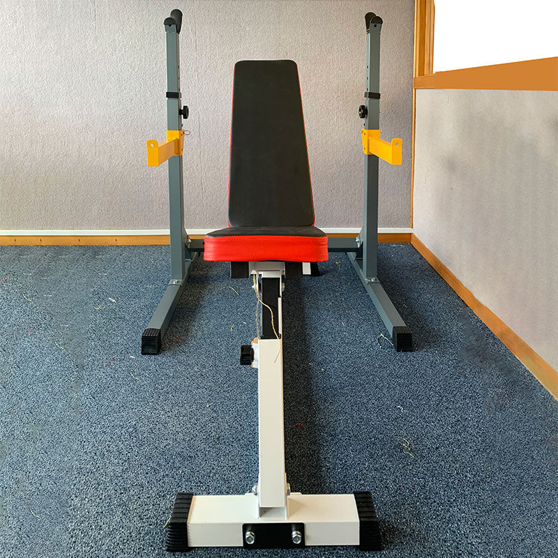 Squat Rack with Safety Bars + Foldable Bench (EZ062+053) HOME GYM - www.ezyliving.co.nz