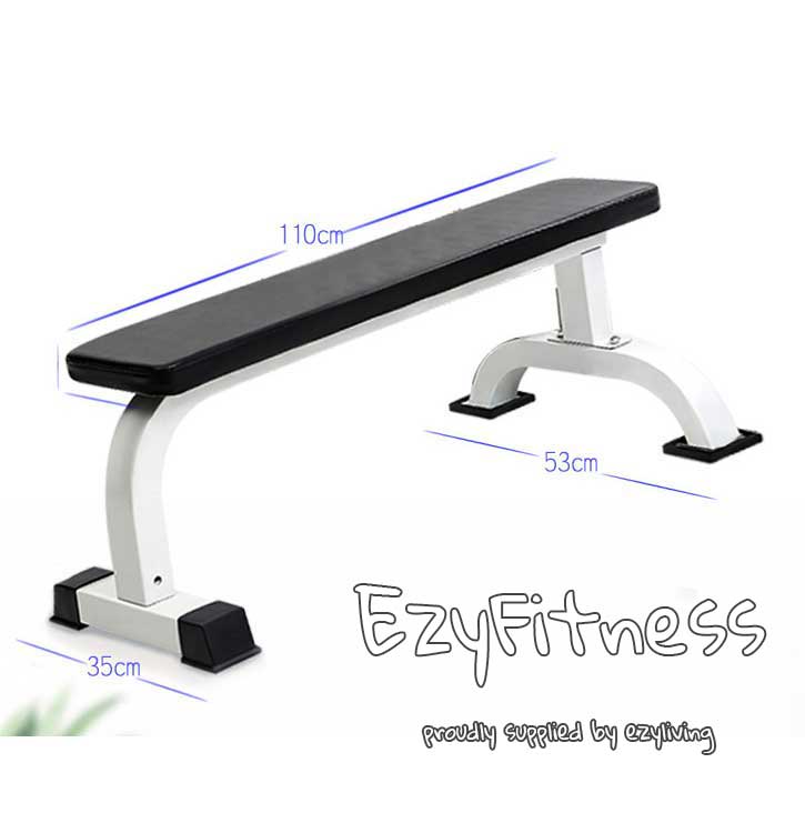 Squat Rack + Flat Bench Home Gym Combo (EZ058+068) - www.ezyliving.co.nz