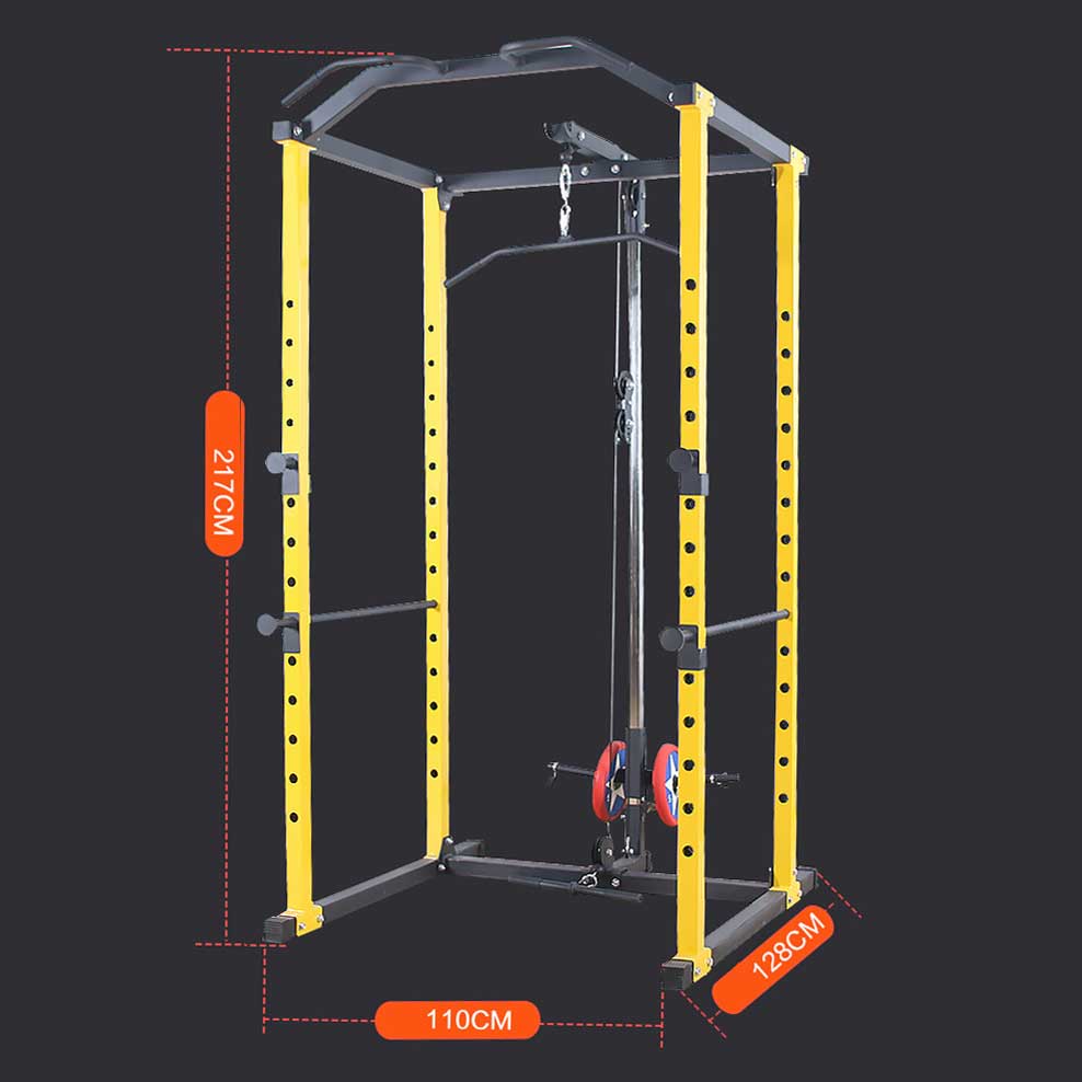 Power Cage with Lat Pull down& Pull up (EZ082) Home Gym - www.ezyliving.co.nz