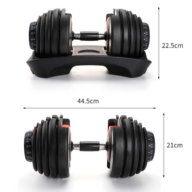 24KG Dumbbell Fast Adjustable/ Instant Adjustable (EZ098) - www.ezyliving.co.nz