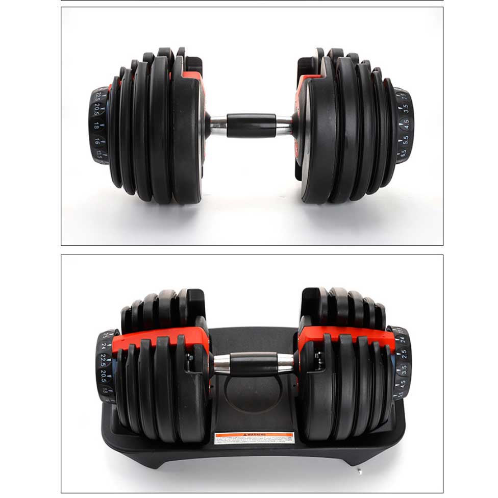 24KG Adjustable Dumbbell x 2PCS www.ezyliving .nz