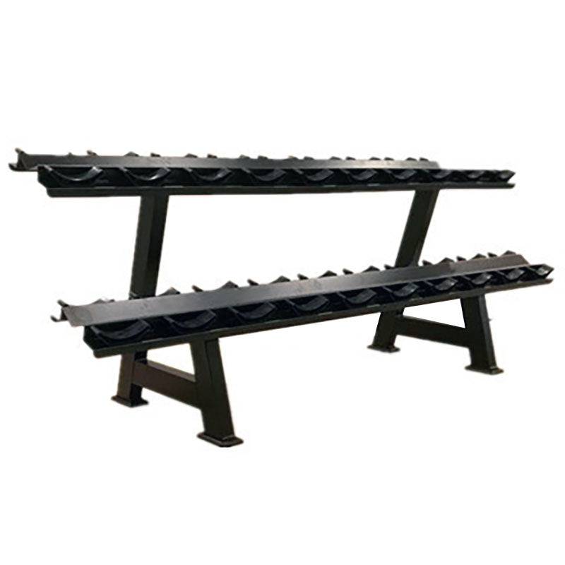 1550KG Hex Dumbbells Black Rubber (24 Pairs 2.5KG-70KG) with Solid Frame Rack - www.ezyliving.co.nz