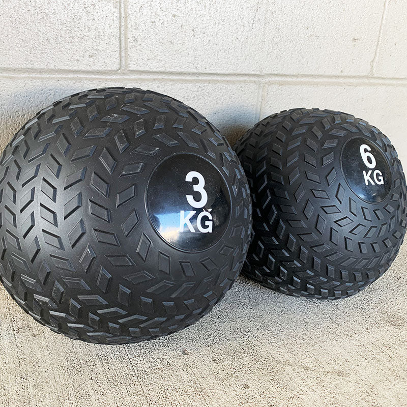 Slam Ball/ High Grip Black Rubber Training Ball (EZ125) - www.ezyliving.co.nz