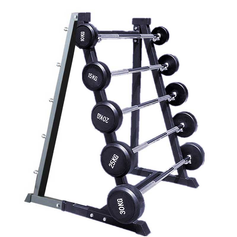 100KG Fixed Barbell + Barbell Stand (EZ131 Straight) - www.ezyliving.co.nz