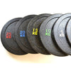 Bumper Plates Black Rubber D:450mm 50mm Olympic (EZ221) - www.ezyliving.co.nz