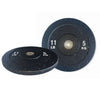5KGX2 Bumper Plates Black Rubber D:450mm 50mm (EZ221-1X2) A pair - www.ezyliving.co.nz