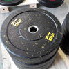 15KGX2 Bumper Plates Black Rubber D:450mm 50mm (EZ221-3X2) A pair - www.ezyliving.co.nz