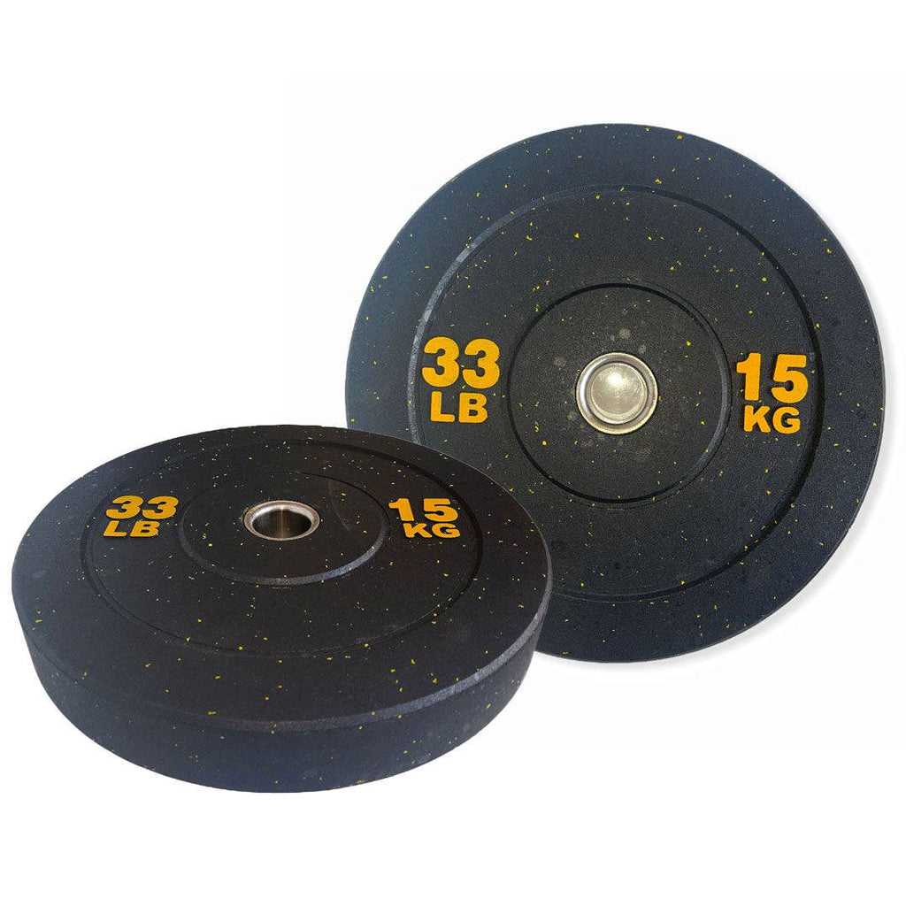15KGX2 Bumper Plates Black Rubber D:450mm 50mm (EZ221-3X2) A pair - www.ezyliving.co.nz