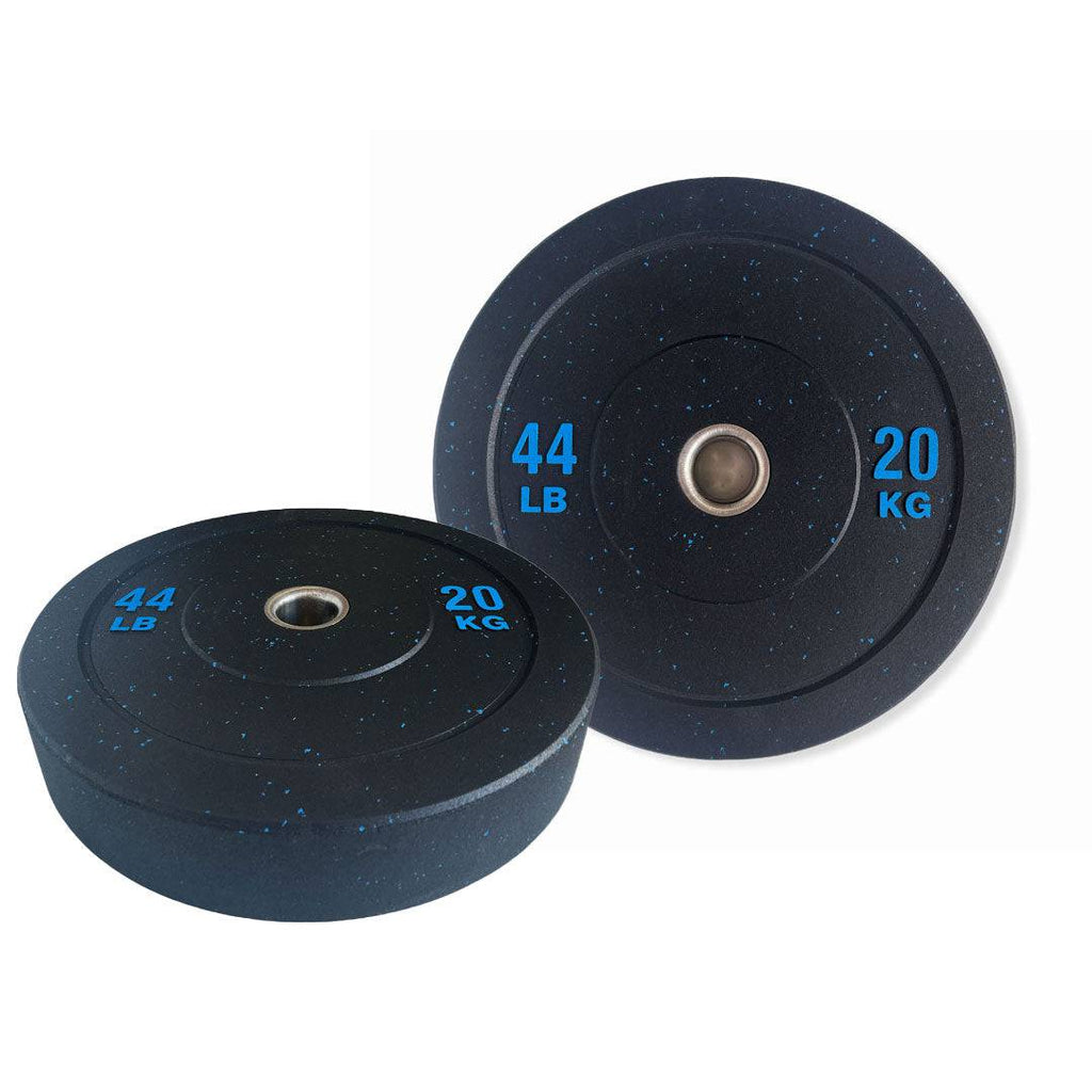 20KGX2 Bumper Plates Black Rubber D:450mm 50mm (EZ221-4X2) A pair - www.ezyliving.co.nz