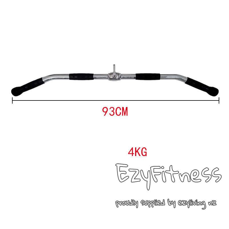 (EZ159-1) Lat Pull Down Bar Revolving 93CM Smith Cable Machine Attachment - www.ezyliving.co.nz