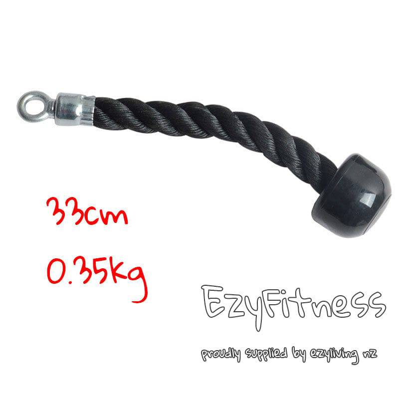 (EZ162-1) Single Triceps Rope Pull Down Rope Cable Machine Attachment HOMEGYM - www.ezyliving.co.nz