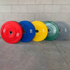 15KG x 2 Color Bumper Plates D:445mm Barbell Weights (EZ166-3x2) - www.ezyliving.co.nz