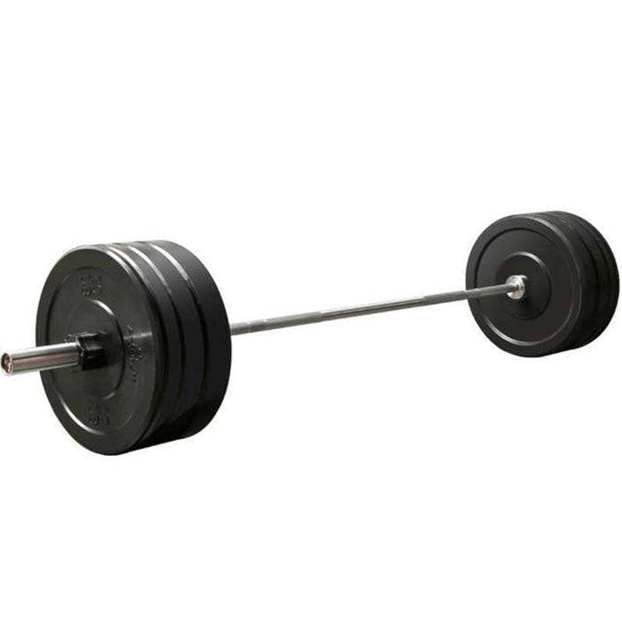 120KG Bumper Combo: 100KG Bumper Plates + 2.2m Bar 7ft Olympic Barbell 50mm (EZ167C100KG-040-7) - www.ezyliving.co.nz