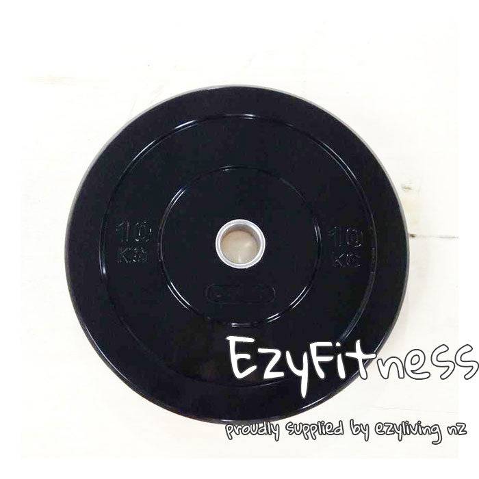 100KG Bumper Combo: 80KG Bumper Plates + 2.2m Bar 7ft Olympic Bar 20KG 50mm - www.ezyliving.co.nz