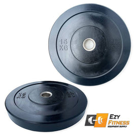 Bumper Plates Black Rubber 510MM 50mm (EZ167) - www.ezyliving.co.nz
