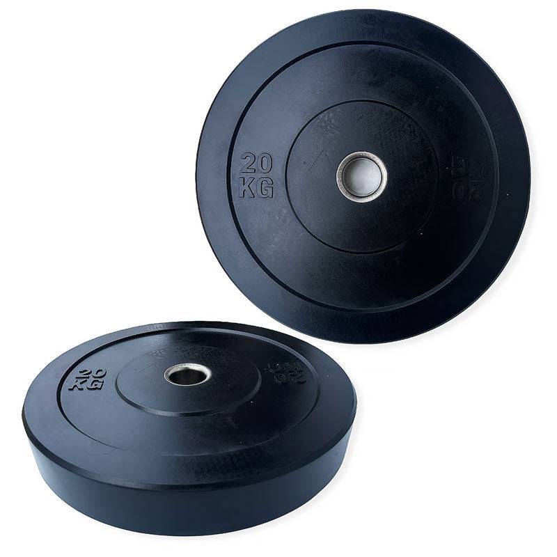 120KG Bumper Combo: 100KG Bumper Plates + 2.2m Bar 7ft Olympic Barbell 50mm (EZ167C100KG-040-7) - www.ezyliving.co.nz