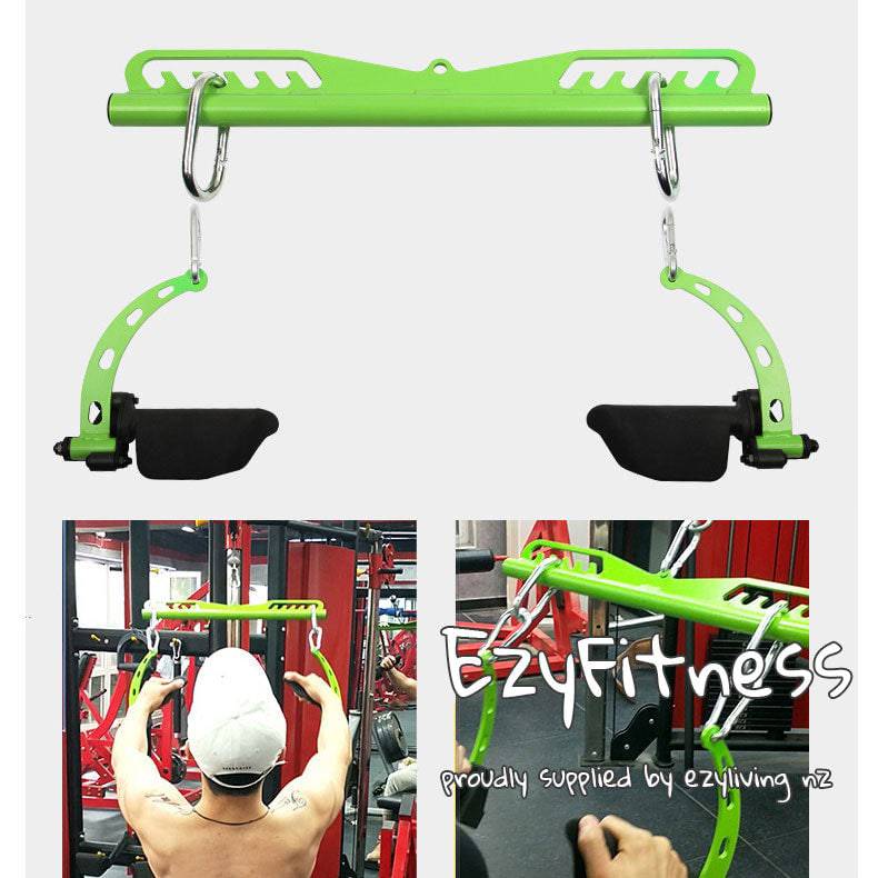 8 pieces Pro Grip Lat Pulldown Bars/ Lat Bar/ Tricep Lat Pull Down Bars (BLACK) EZ168 - www.ezyliving.co.nz