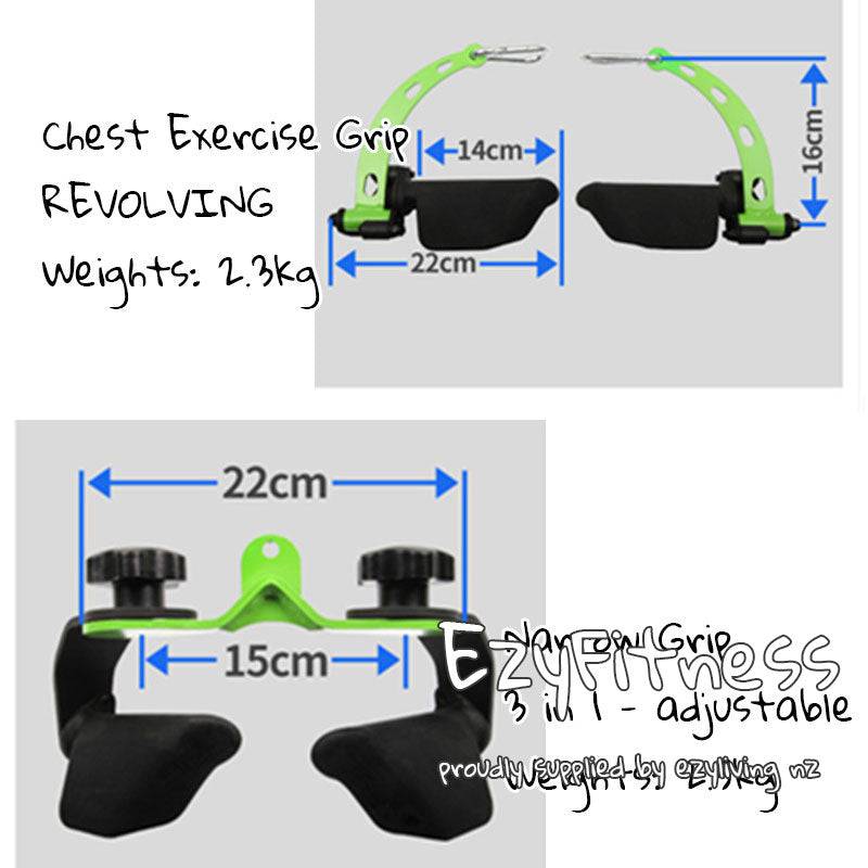 8 pieces Pro Grip Lat Pulldown Bars/ Lat Bar/ Tricep Lat Pull Down Bars (BLACK) EZ168 - www.ezyliving.co.nz