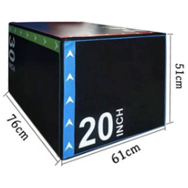 Foam Plyometric Box/ Plyo Jumping Box 500/600/750mm (EZ187-1) - www.ezyliving.co.nz