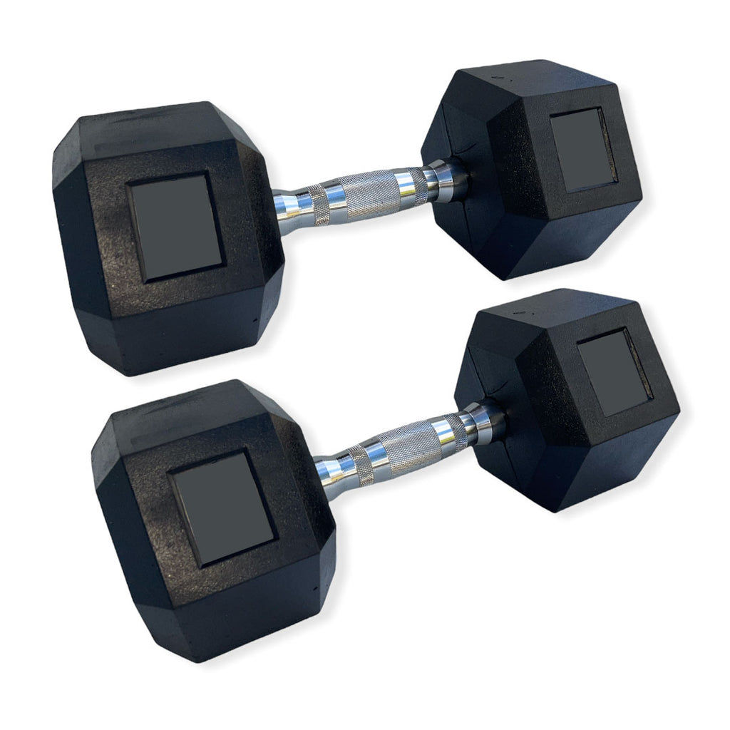 27.5KGX2 Hex Dumbbell (EZ211-11X2) A pair of 27.5KG - www.ezyliving.co.nz