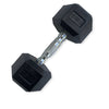 1550KG Hex Dumbbells Black Rubber (24 Pairs 2.5KG-70KG) with Solid Frame Rack - www.ezyliving.co.nz