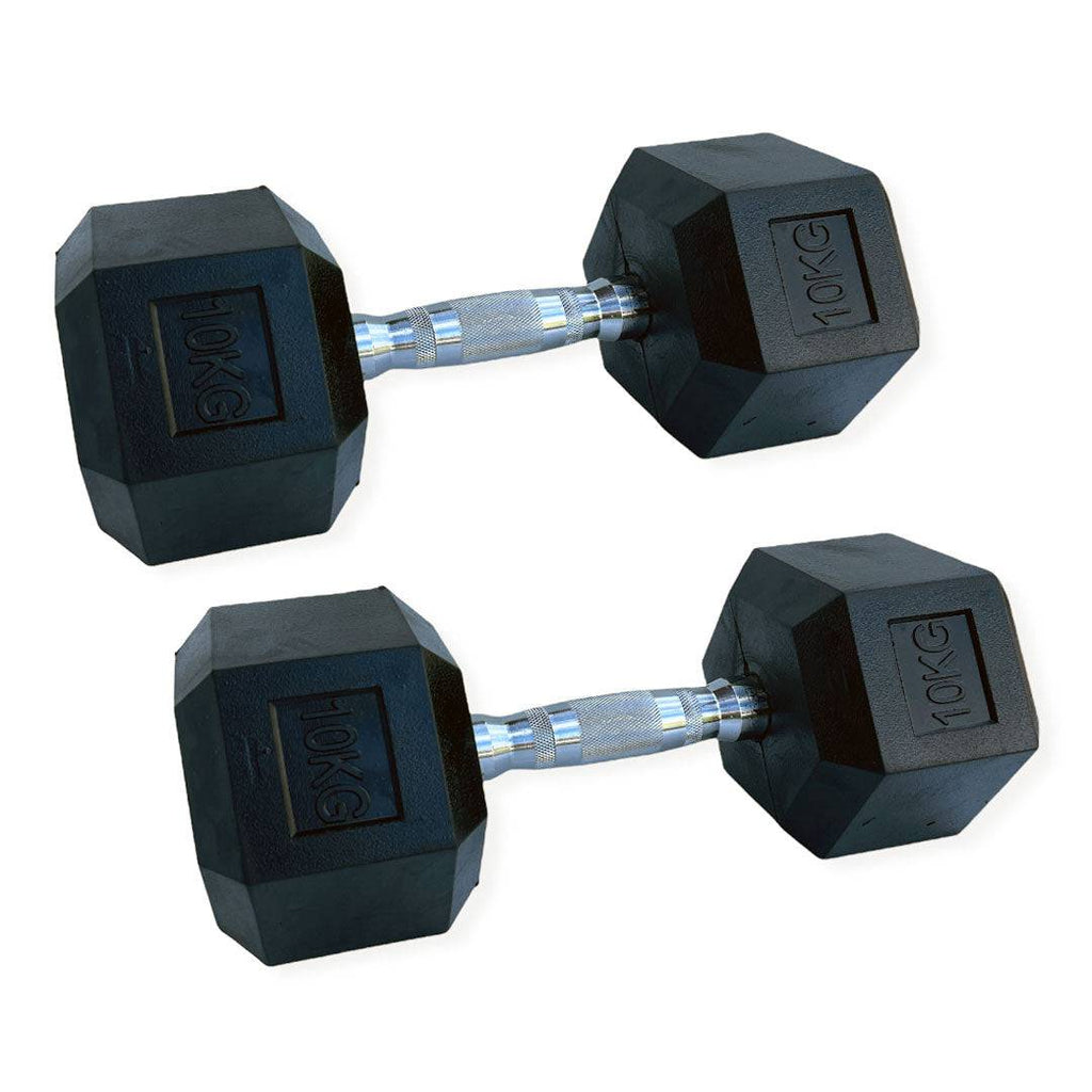 1550KG Hex Dumbbells Black Rubber (24 Pairs 2.5KG-70KG) with Solid Frame Rack - www.ezyliving.co.nz