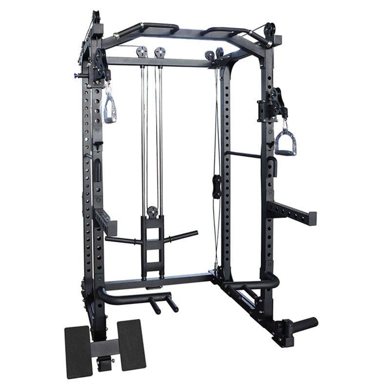 Power Cage with Adjustable Pully Multi Function Heavy Duty (2.1m) (EZ231) - www.ezyliving.co.nz