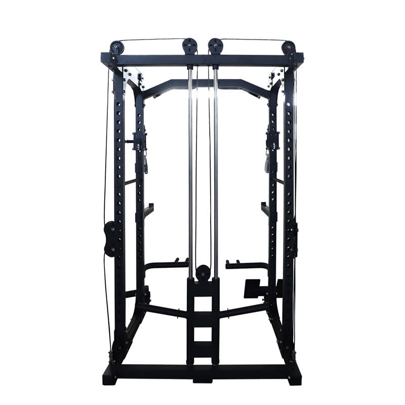 Power Cage with Adjustable Pully Multi Function Heavy Duty (2.1m) (EZ231) - www.ezyliving.co.nz