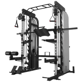 EZYPRO Smith Machine 160 Weights+Adjustable Bench+100KG Plates - www.ezyliving.co.nz