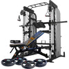 EZYPRO Smith Machine 160 Weights+Adjustable Bench+100KG Plates - www.ezyliving.co.nz