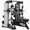 EZYPRO Smith Machine 160 Weights+Adjustable Bench+100KG Plates - www.ezyliving.co.nz