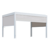 Louvred Pergola Blind 4m White Colour - www.ezyliving.co.nz