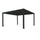 Louvred Pergola 3x4m Black Colour - www.ezyliving.co.nz