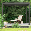 Louvred Pergola 3x4m Charcoal Colour - www.ezyliving.co.nz