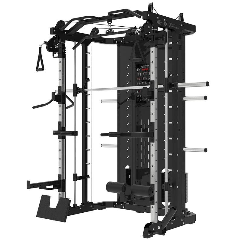 All-in-One Multi-Function 200KG+Workout Bench+100KG Plates - www.ezyliving.co.nz