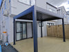 Louvre Roofing System 4x6m 2.48m Grey Freestanding Aluminium Pergola - www.ezyliving.co.nz