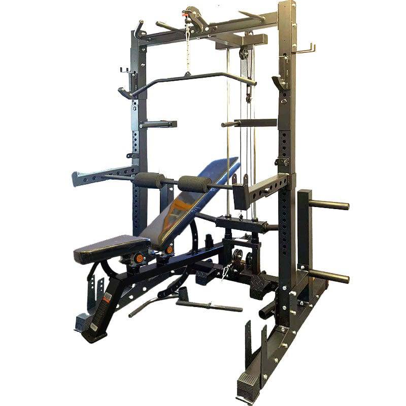 EZYPRO Squat Rack with Workout Bench - www.ezyliving.co.nz